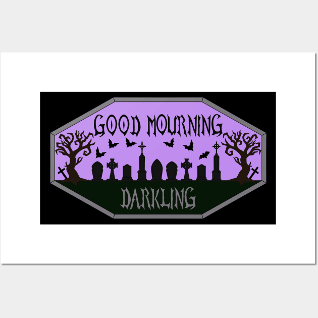 Good Mourning Darkling in Purple Wall Art by RavenWake